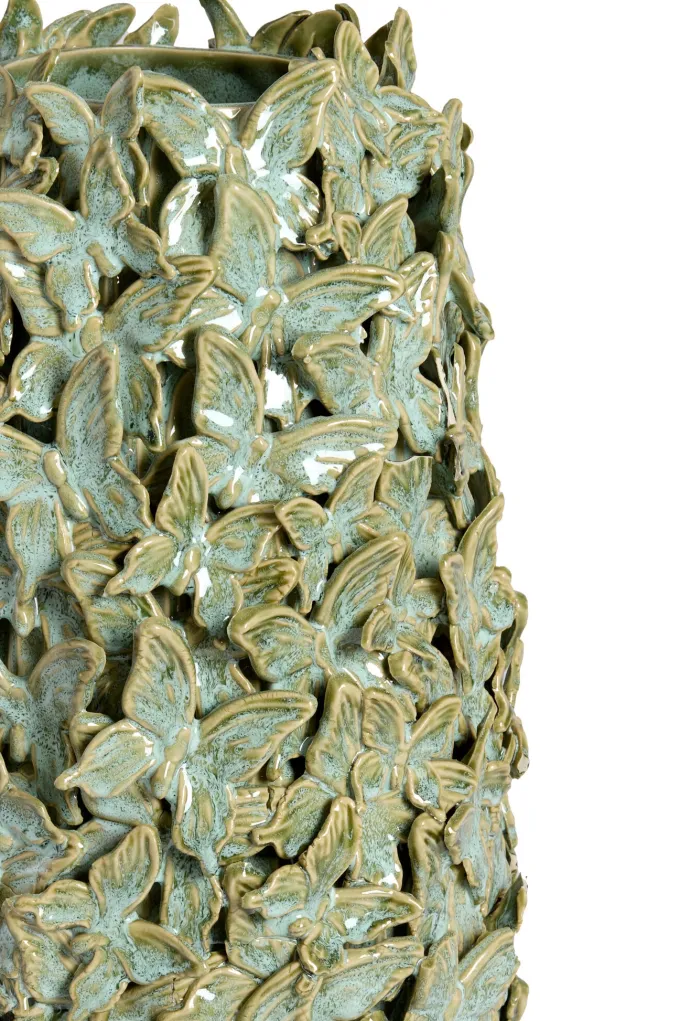Light en Living Vaas MARIPOSA Ø17x26 cm mintgroen keramiek | Light & Living