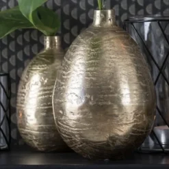 Light en Living Vaas MOLZA goud Ø13x17 cm