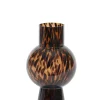 Light en Living Vaas NARRA glas bruin-donker bruin - Ø17,5x31 cm