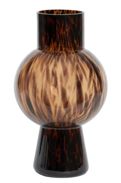 Light en Living Vaas NARRA glas bruin-donker bruin - Ø17,5x31 cm