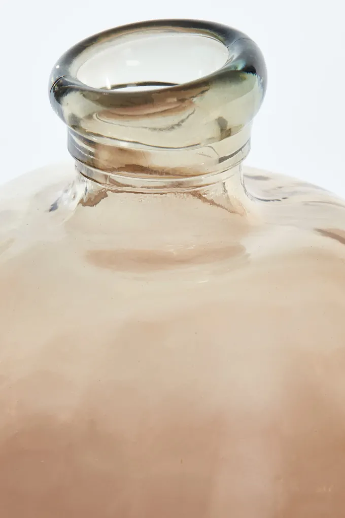 Light en Living Vaas Selores glas - Groen, bruin of bruin - zand