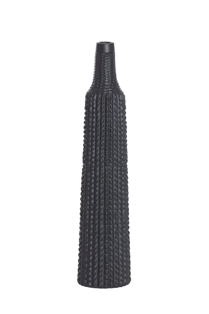 Light en Living Vaas Ø9,5x46 cm ANGIRA mat zwart