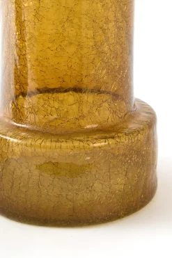 Light en Living Vaas Ø17,5x27,5 cm BORANDO glas amber