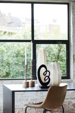 Light en Living Vaas Ø17x23,5 cm BRADLEY glas licht bruin
