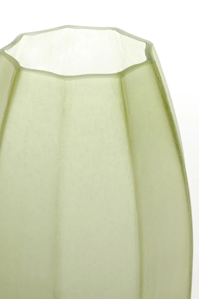 Light en Living Vaas Ø23x38 cm BRADLEY glas olijf groen