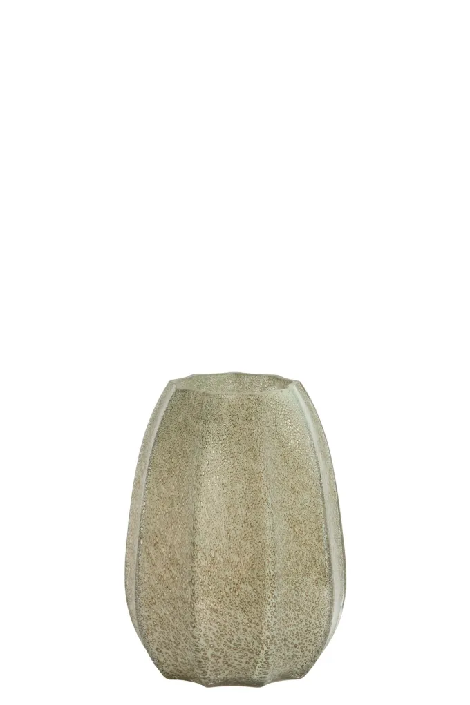 Light en Living Vaas Ø17x23,5 cm BRADLEY glas grijs groen