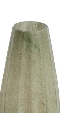 Light en Living Vaas Ø17,5x44,5 cm BRADLEY glas grijs groen