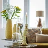 Light en Living Vaas Ø14x31 cm CORN keramiek geel