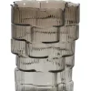 Light en Living Vaas Ø17x22 cm DOURO smoke glas