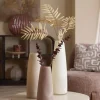 Light en Living Vaas Ø15x49,5 cm FARENZO glas crème