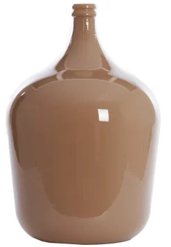 Light en Living Vaas Ø36,5x56 cm INCA glas glans karamel