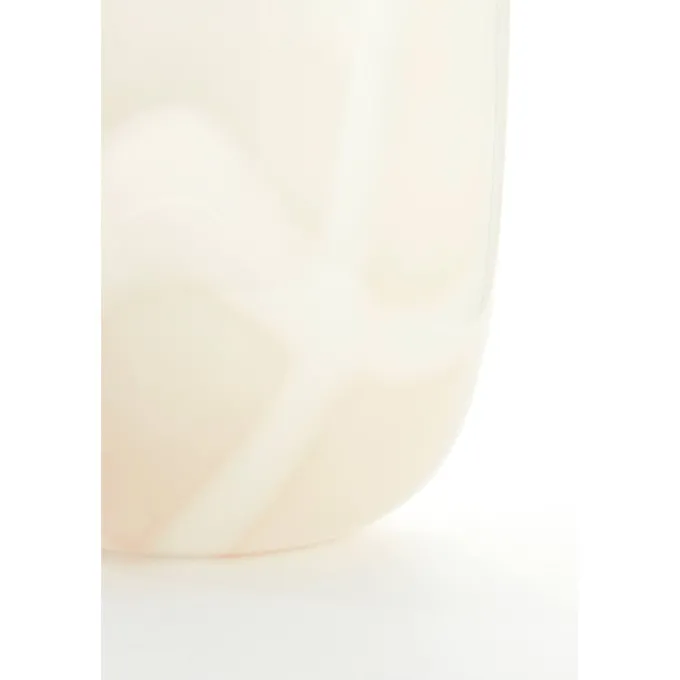 Light en Living Vaas Ø34x50 cm KOBALA glas zand-crème