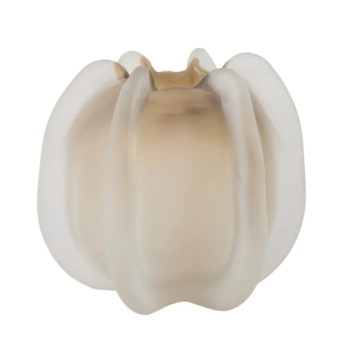 Light en Living Vaas Ø21x19 cm MURELA mat licht bruin