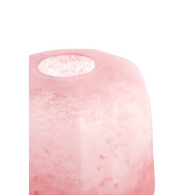 Light en Living Vaas Ø23x24 cm PACENGO glas koraal-licht roze