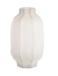 Light en Living Vaas Ø25x44,5 cm TEJEDA glas licht bruin