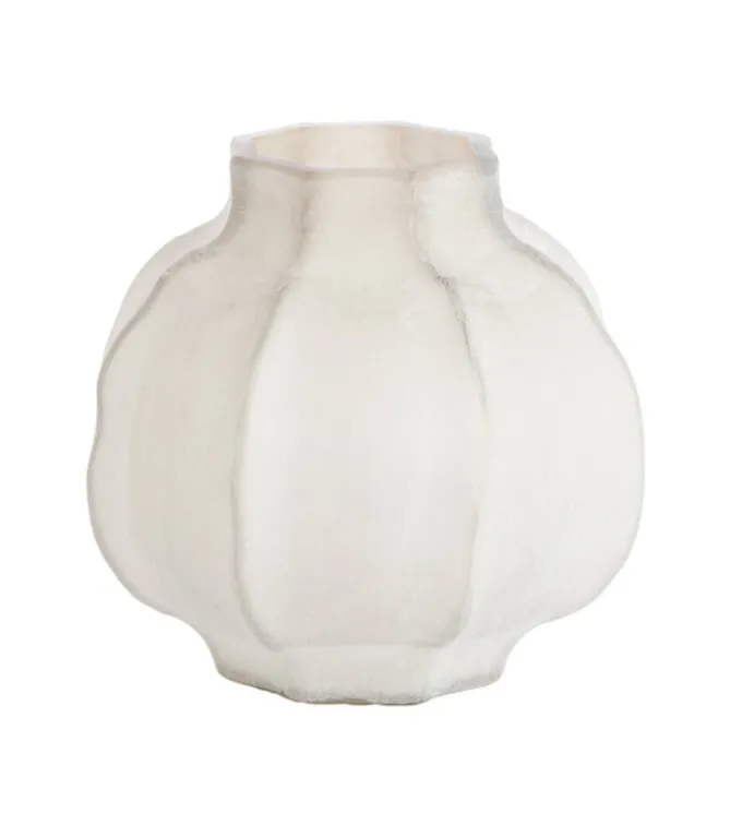 Light en Living Vaas Ø32,5x32 cm TEJEDA glas licht bruin