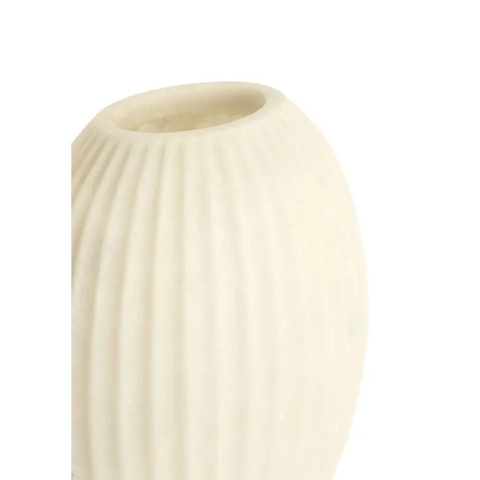 Light en Living Vaas 30x19,5x36 cm MIRALLI creme