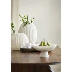 Light en Living Vaas 29x18x24 cm MIRALLI creme
