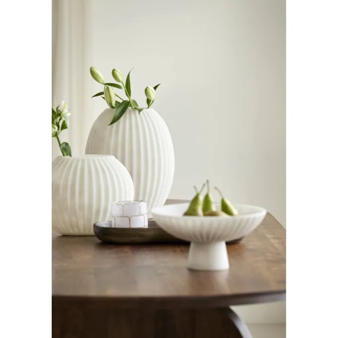 Light en Living Vaas 29x18x24 cm MIRALLI creme