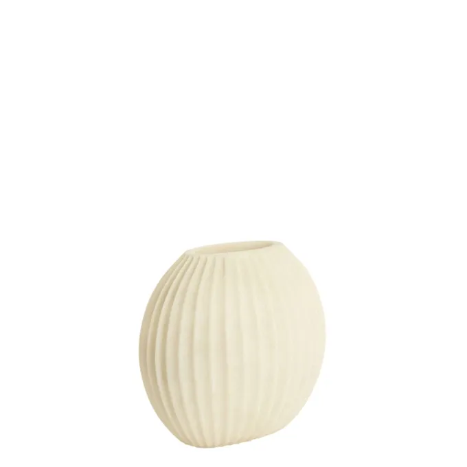 Light en Living Vaas 29x18x24 cm MIRALLI creme