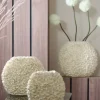 Light en Living Vaas 44x20,5x38,5 cm PHYLIA crème