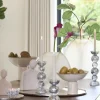 Light en Living Vaas 43x16x43 cm SANTINO glas mat lichtbruin