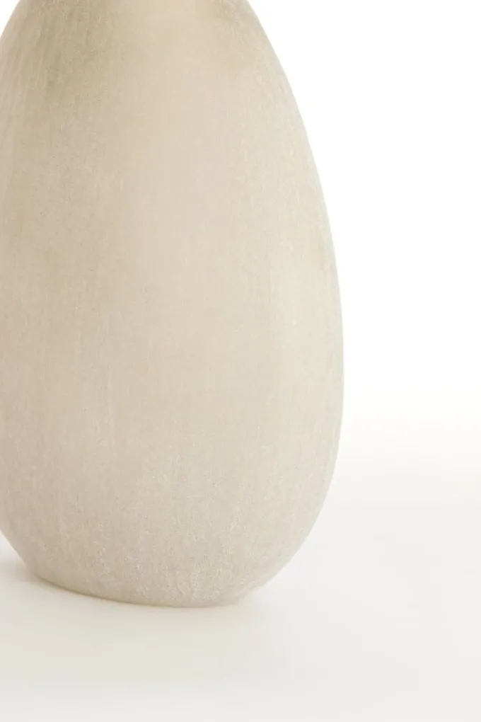 Light en Living Vaas 33x13x33,5 cm SANTINO glas mat lichtbruin