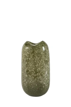 Light en Living Vaas 17,5x12,5x31,5 cm SYLMA glas groen