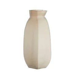 Light en Living Vaas 24,5x22,5x50,5 cm VELIKO glas bruin
