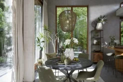 Light en Living Vloerkleed 300x200 cm BOSASO licht bruin-olijf groen