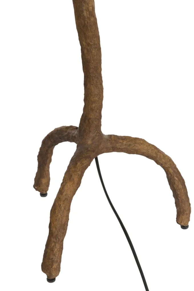 Light en Living Vloerlamp Guja 137cm - Bruin