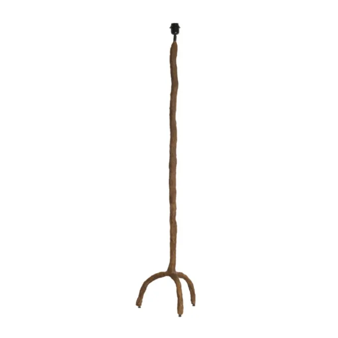 Light en Living Vloerlamp Guja 137cm - Bruin