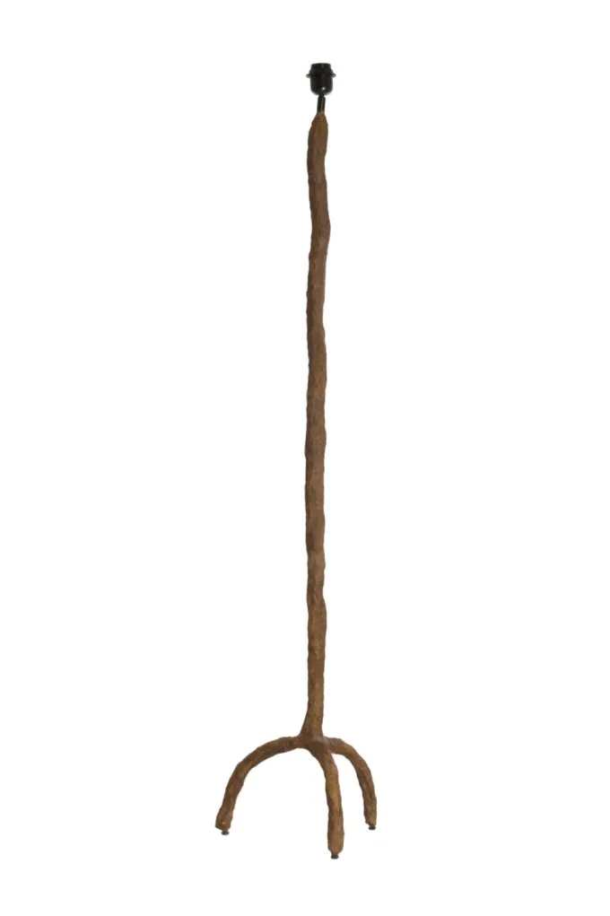 Light en Living Vloerlamp Guja 137cm - Bruin
