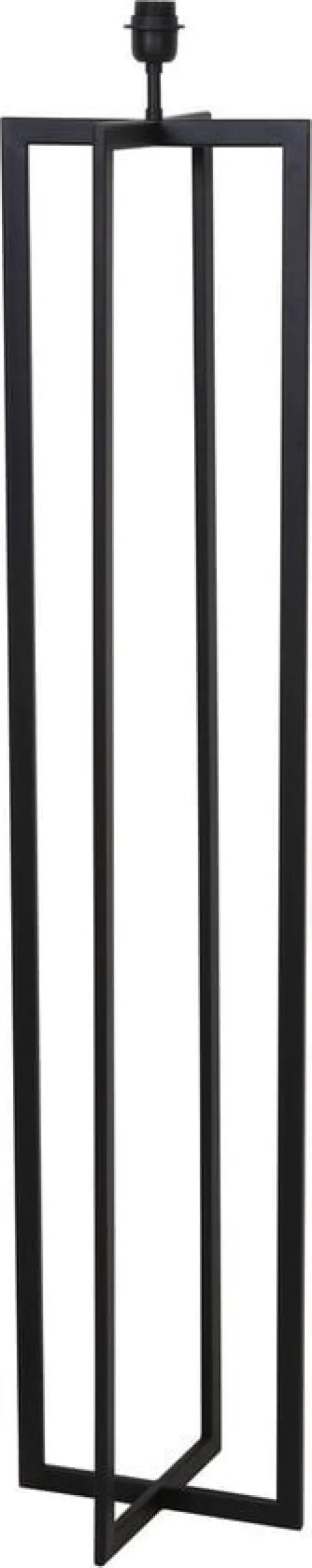 Light en Living Vloerlamp MACE Mat Zwart 30x30x140 cm van Light & Living