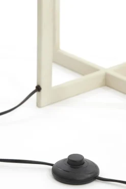 Light en Living Vloerlamp MACE 30x30x140 cm - Crème - Light & Living