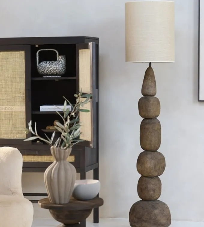 Light en Living Vloerlamp Ø30x135 cm MARREE donker bruin