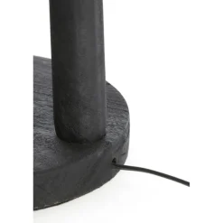 Light en Living Vloerlamp Ø30x135 cm XITTA hout mat zwart