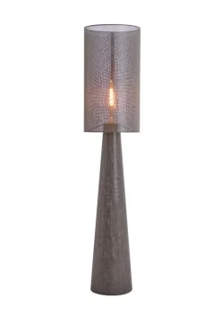 Light en Living Vloerlamp Ø38x180 cm MICKY linnen bruin