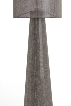 Light en Living Vloerlamp Ø38x180 cm MICKY linnen bruin