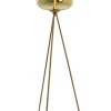 Light en Living Vloerlamp Ø42x146 cm MAYSON glas goud-helder+goud