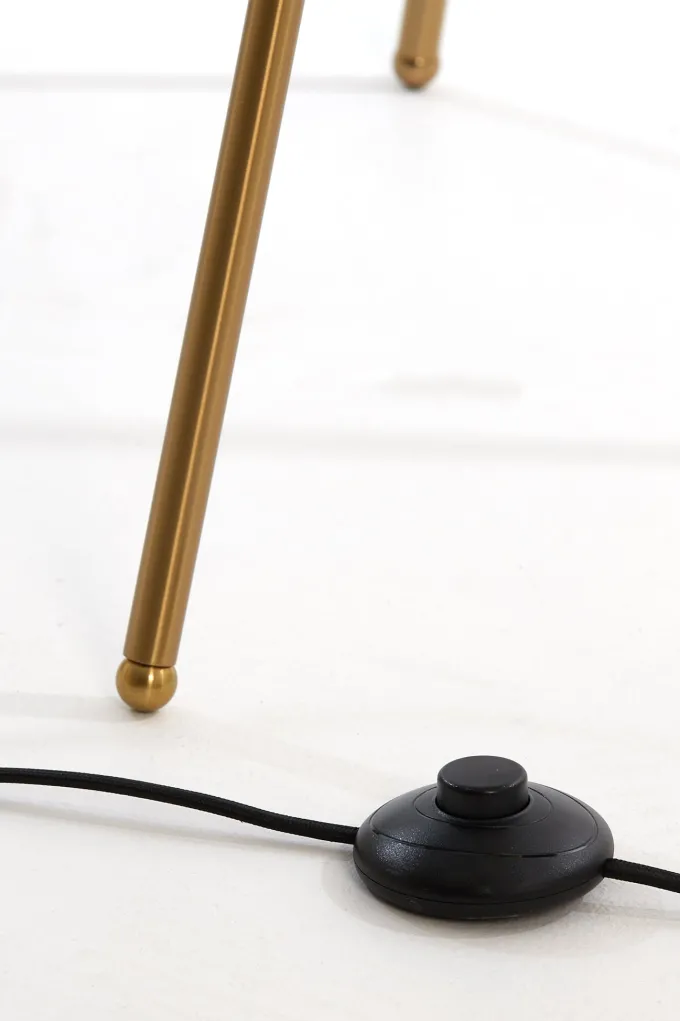 Light en Living Vloerlamp Ø42x146 cm MAYSON glas goud-helder+goud