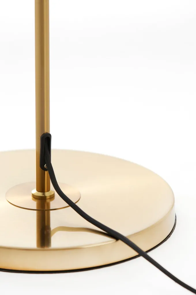 Light en Living Vloerlamp Ø30x160 cm MEDINA glas smoke+goud