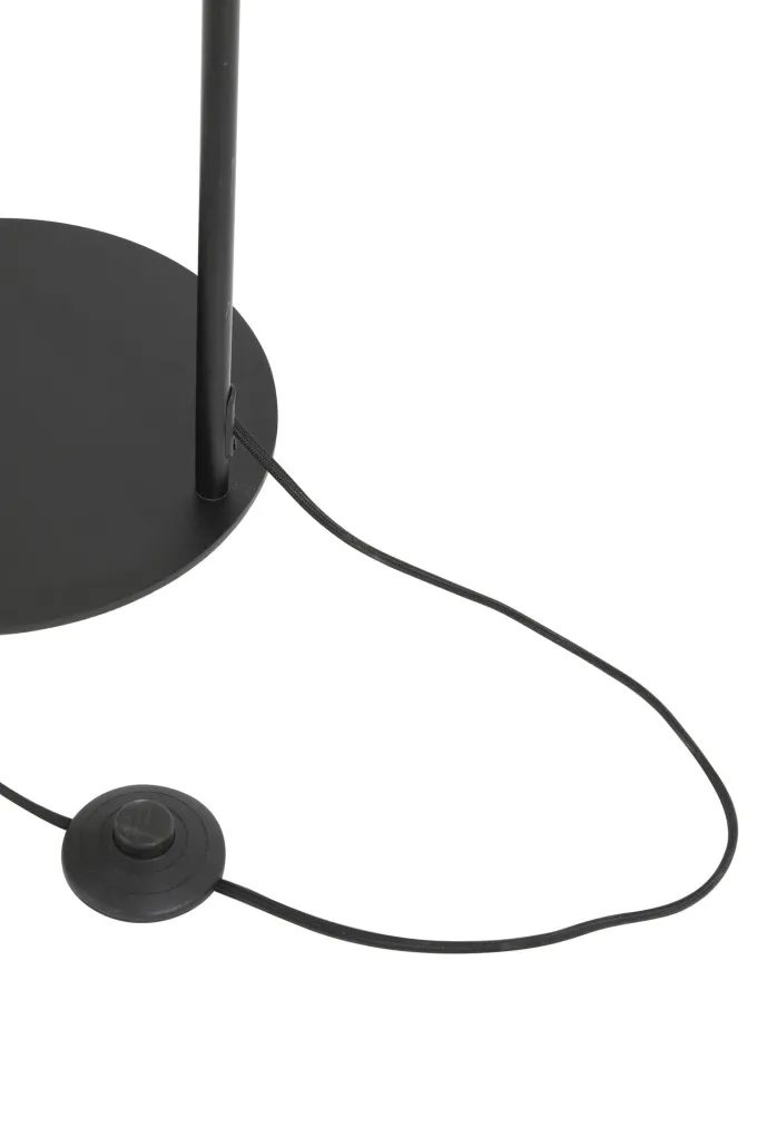 Light en Living Vloerlamp Ø28x155 cm LEKAR in Antiek Brons met Smoke Glas