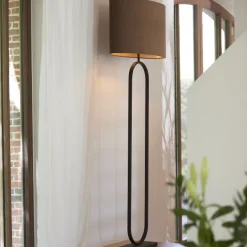 Light en Living Vloerlamp 30x15x142 cm JAMIRI mat zwart van Light & Living