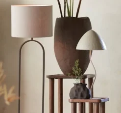 Light en Living Vloerlamp 30x15x142 cm JAMIRI bruin
