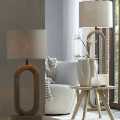 Light en Living Vloerlamp 35x20x119 cm PACECO hout mat naturel
