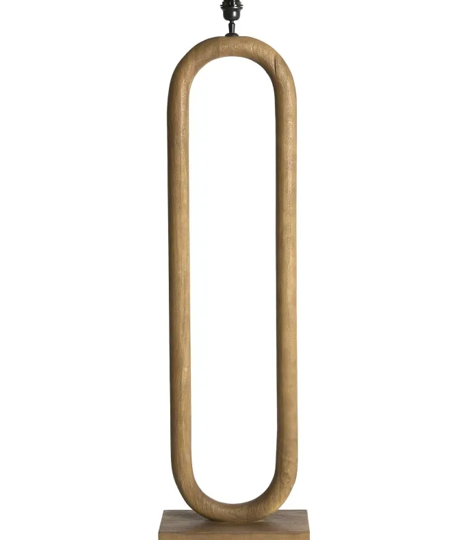 Light en Living Vloerlamp 35x20x119 cm PACECO hout grijs-donker bruin