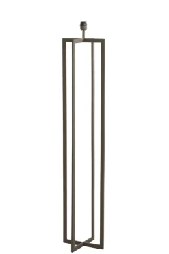 Light en Living Vloerlamp 30x30x140 cm MACE bruin van Light & Living