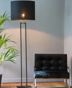 Light en Living Vloerlamp 30x15x141 cm SHIVA mat zwart