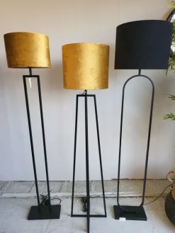 Light en Living Vloerlamp 30x15x141 cm SHIVA mat zwart